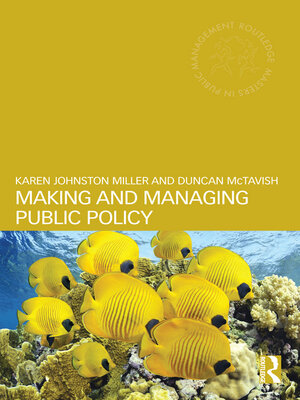 cover image of Making and Managing Public Policy
